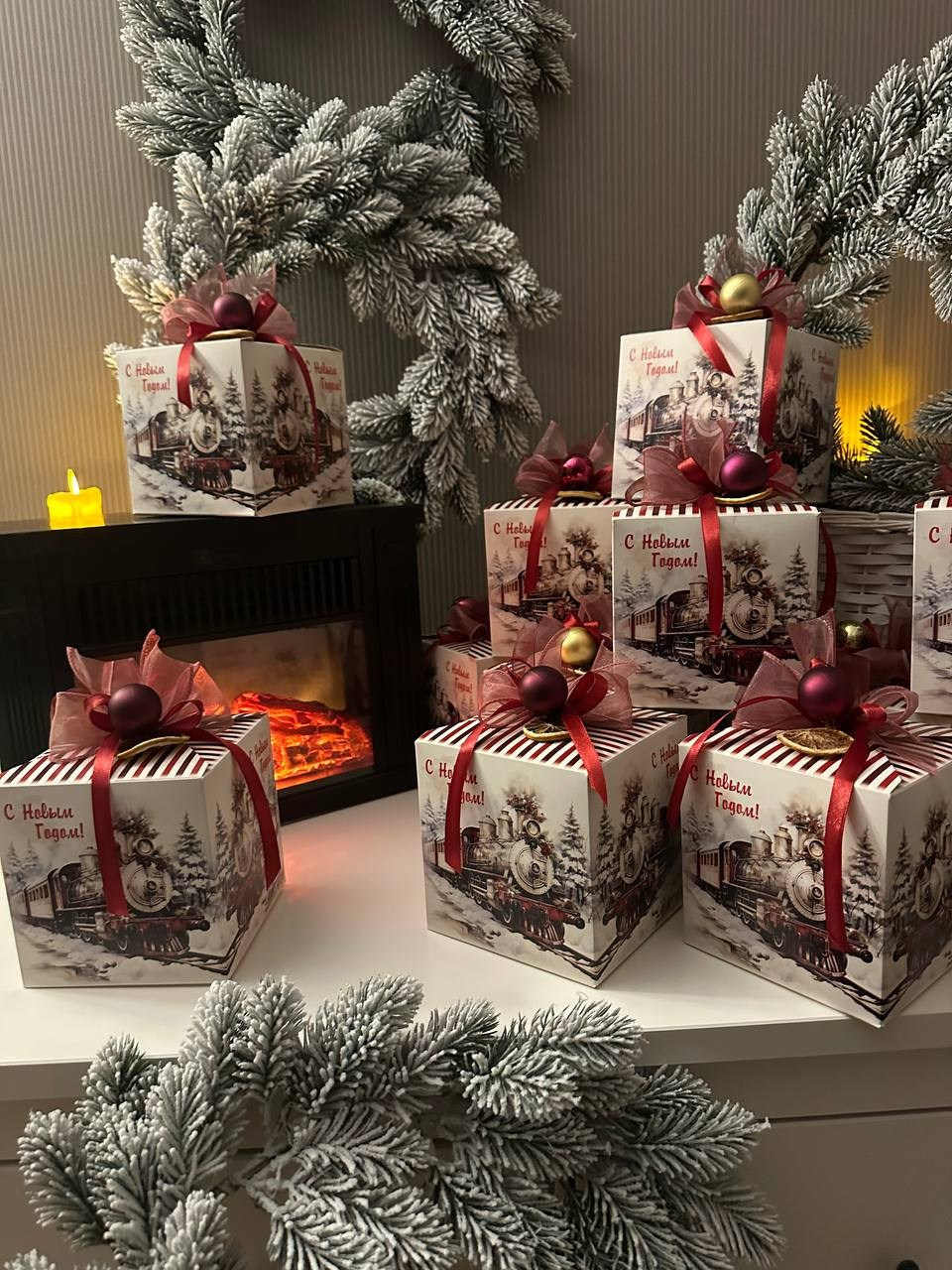 Новогодний презент учителю (2). Студия подарочных наборов «Владия»