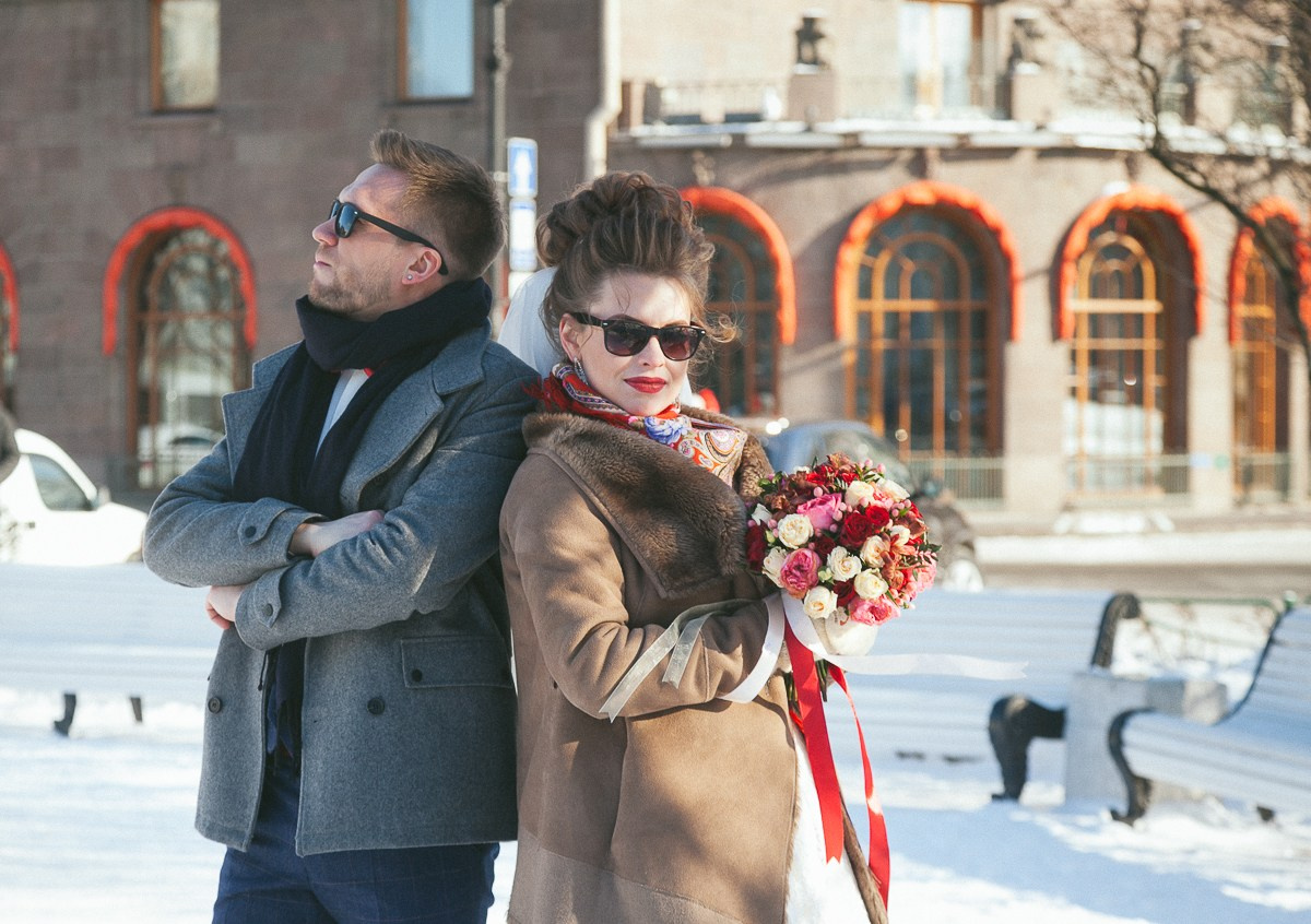 Зимняя свадебная фотосъемка в Санкт-Петербурге. Фотограф крещение венчание в Петербурге! Помогает подобрать храм и посоветовал душевного батюшку в СПб
