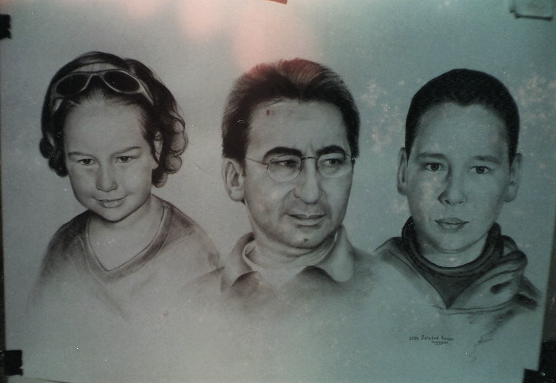 Портреты карандашом. Художник-таксидермист в Астрахани Сергеев Сергей Васильевич