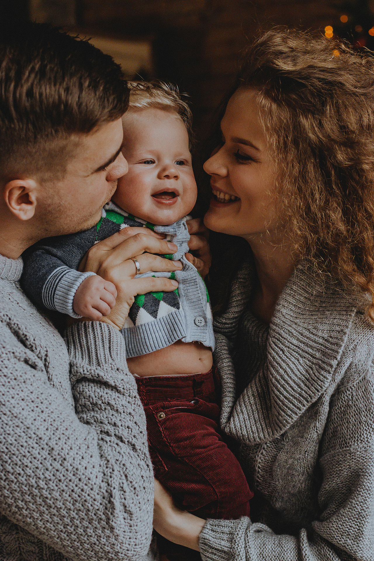 Фотосессия для семьи в студии