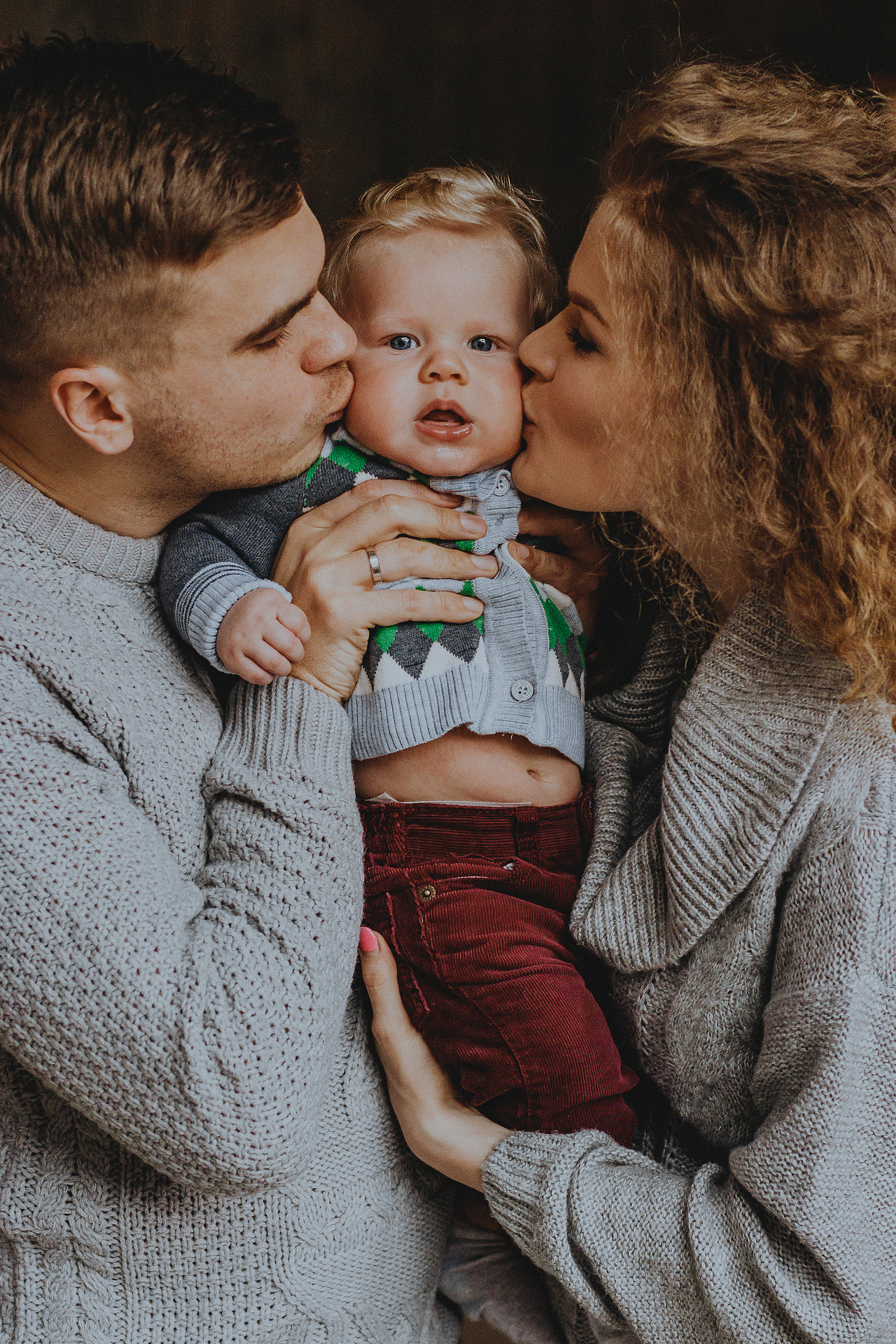 Фотосессия для семьи в студии