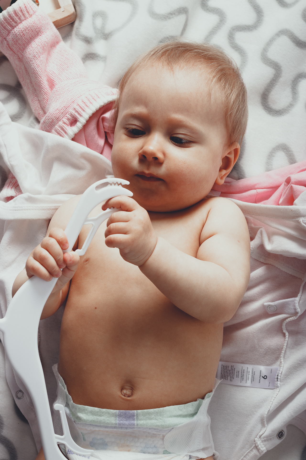 Студийная съемка мамы с ребенком