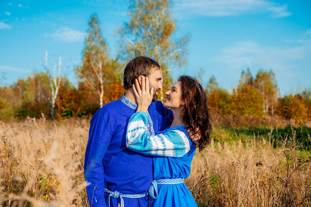 Фотосессия в русском стиле