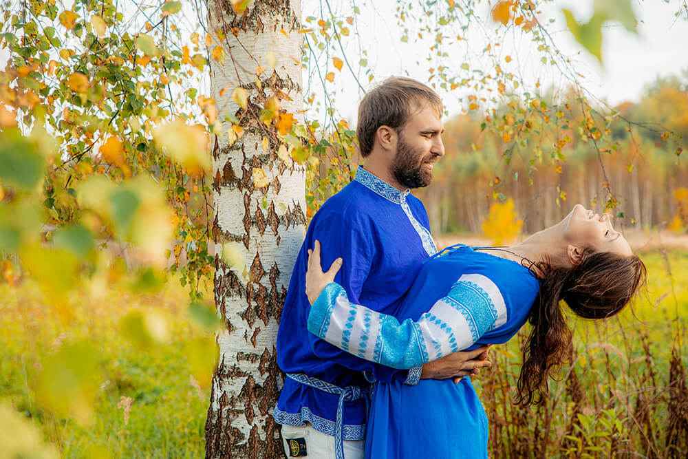 Фотосессия в русском стиле