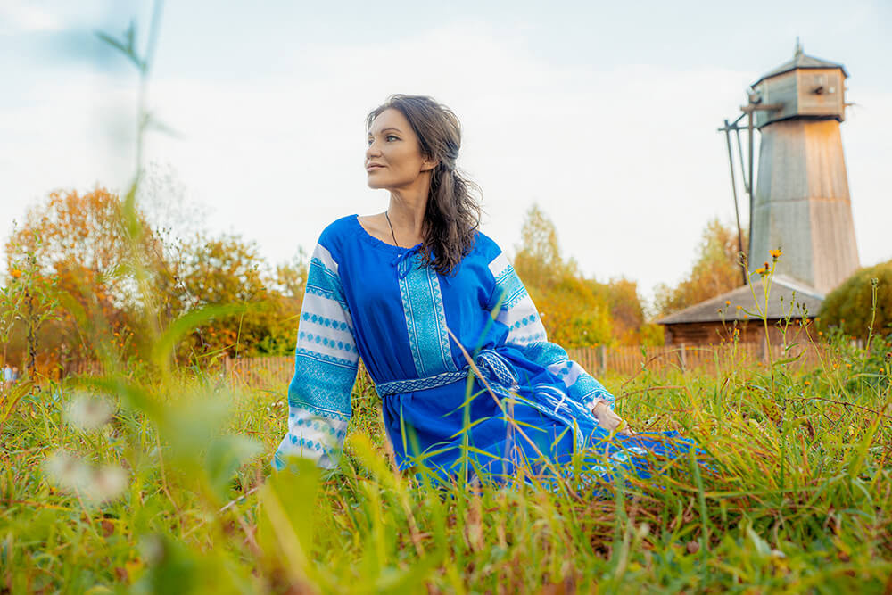 Фотосессия в русском стиле