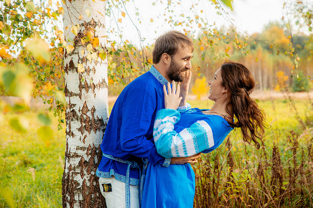 Фотосессия в русском стиле