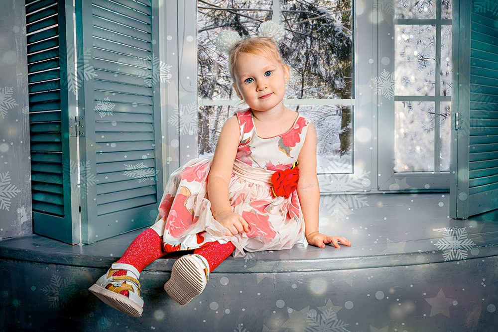 Новогодняя фотосессия в студии