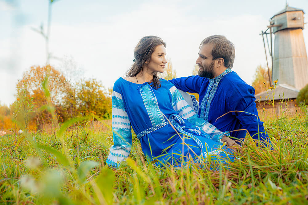 Фотосессия в русском стиле