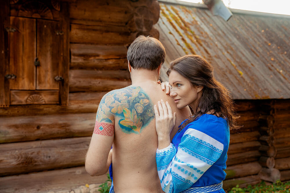Фотосессия в русском стиле