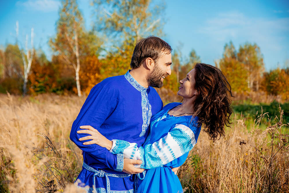 Фотосессия в русском стиле