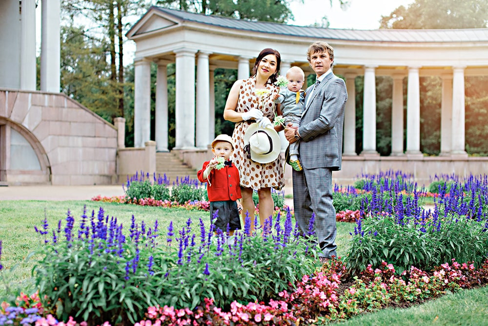 Фотосессия в стиле ретро (Лилия, Рафаэль и их сыновья)