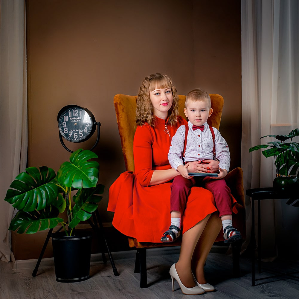 Новогодняя фотосессия в студии