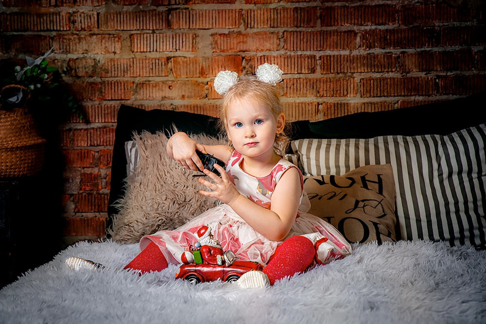 Новогодняя фотосессия в студии