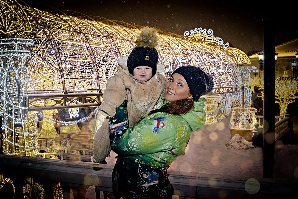 Семейная фотосессия в центре Москвы