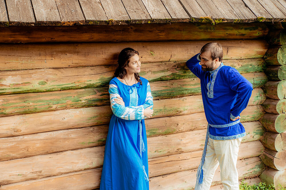 Фотосессия в русском стиле