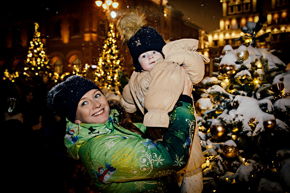 Семейная фотосессия в центре Москвы