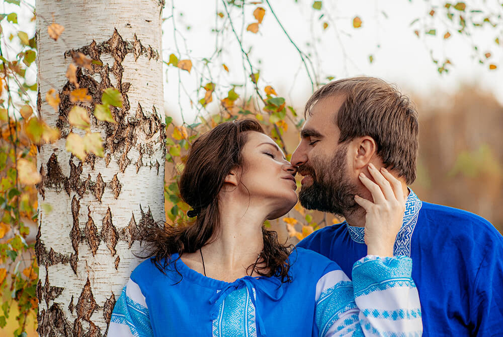 Фотосессия в русском стиле