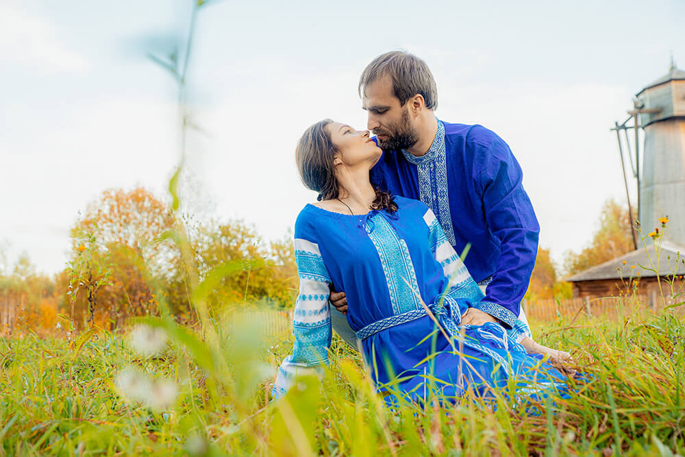 Фотосессия в русском стиле