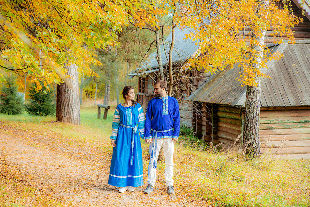 Фотосессия в русском стиле