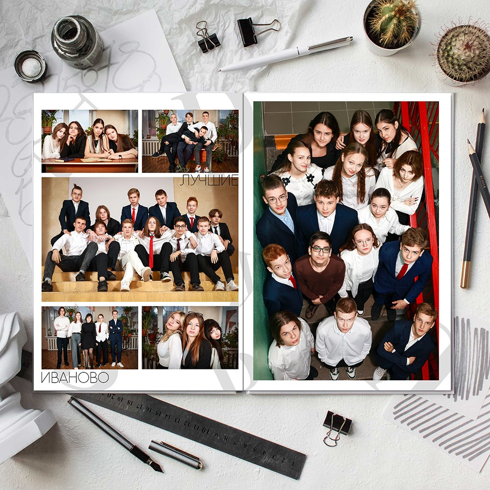 Выпускные альбомы школа 9 11 класс премиум   заказать Иваново, Ярославль Кострома Владимир. Выпускные альбомы в Иваново в детский сад и школу. Александр и Светлана Янкины