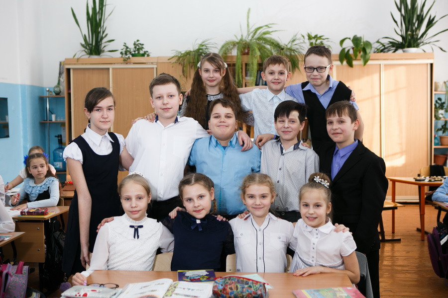 Школьное фото. Фотограф Евгения Лондкевич