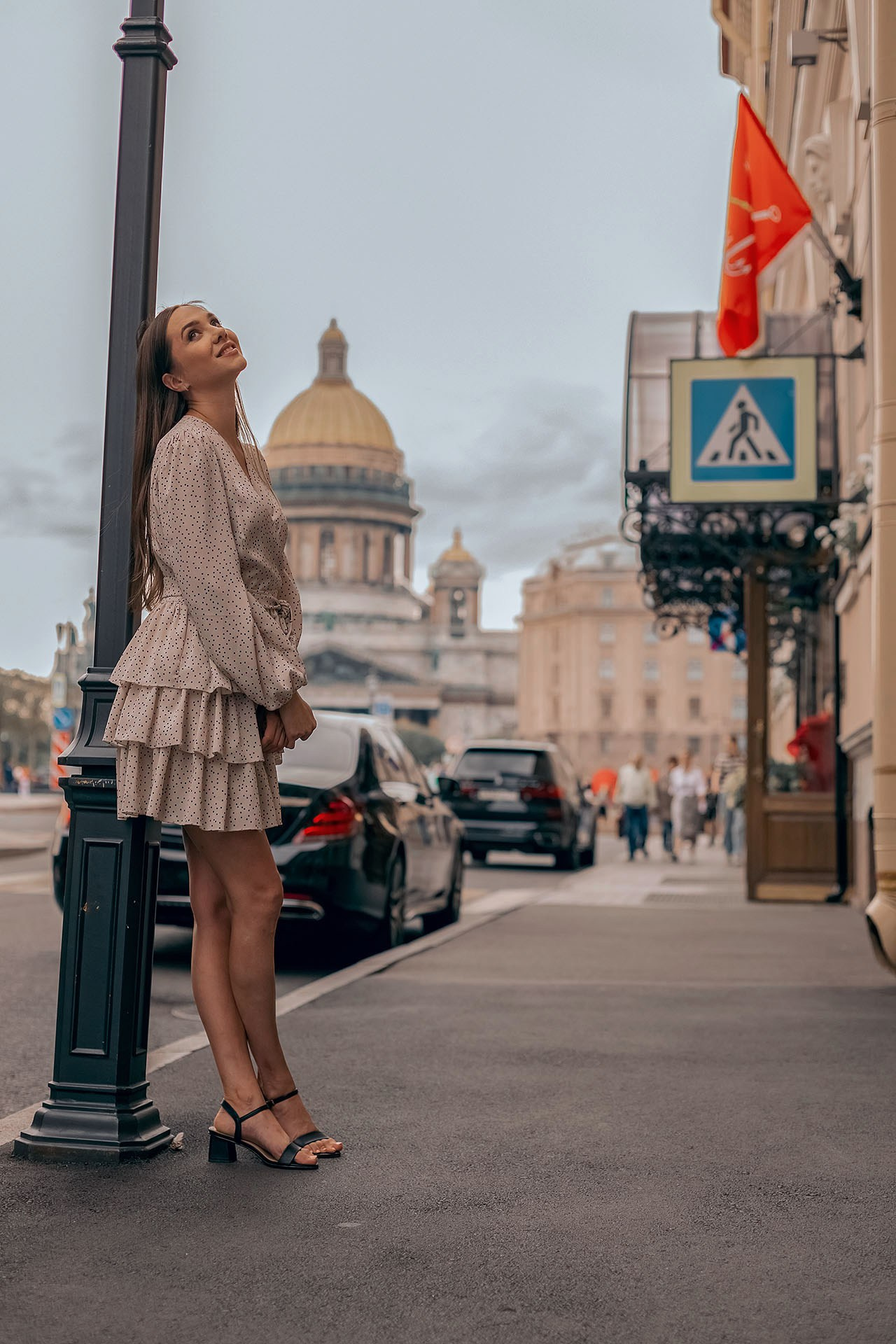 Исаакиевский собор с Юлией. Семейный и детский фотограф в Санкт-Петербурге Антон Алексеев