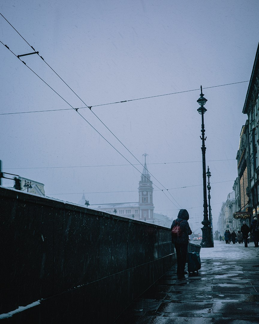 Питер февраль. Портретный фотограф в Москве Колосова Екатерина