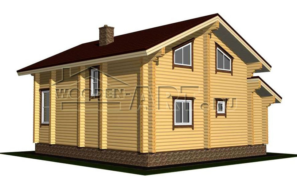 «Павшино» 179 кв. м. Проекты деревянных домов