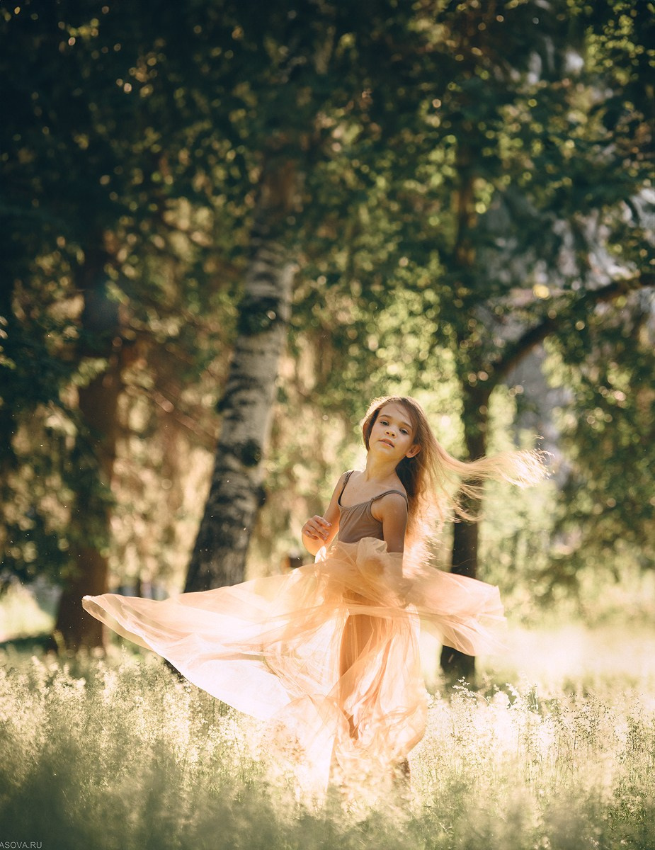 детская фотосессия на рассвете