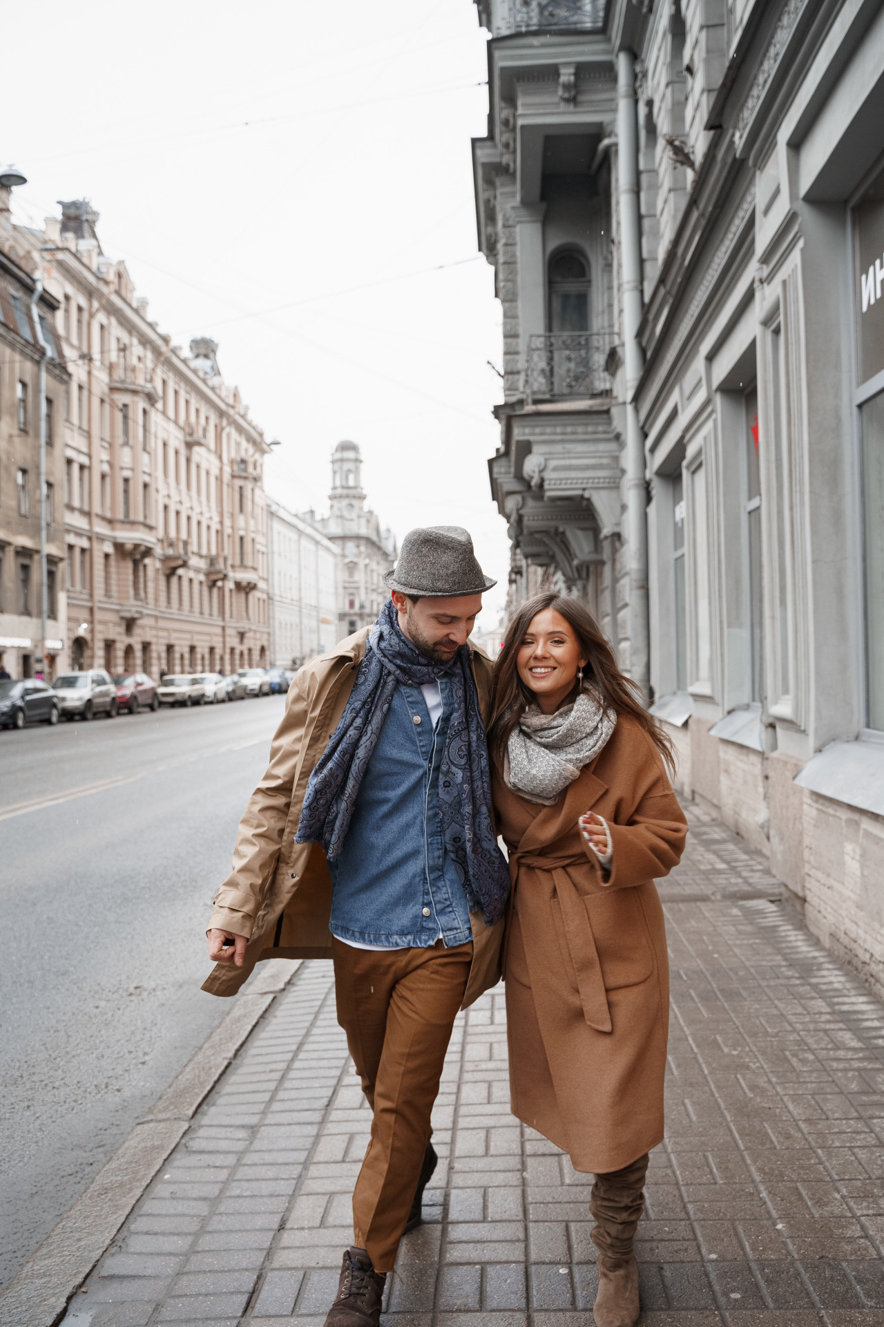 Филипп и Полина. Прогулка под Питерским дождем. Саша Потапкин Фотограф. Сочи, Екатеринбург, Москва