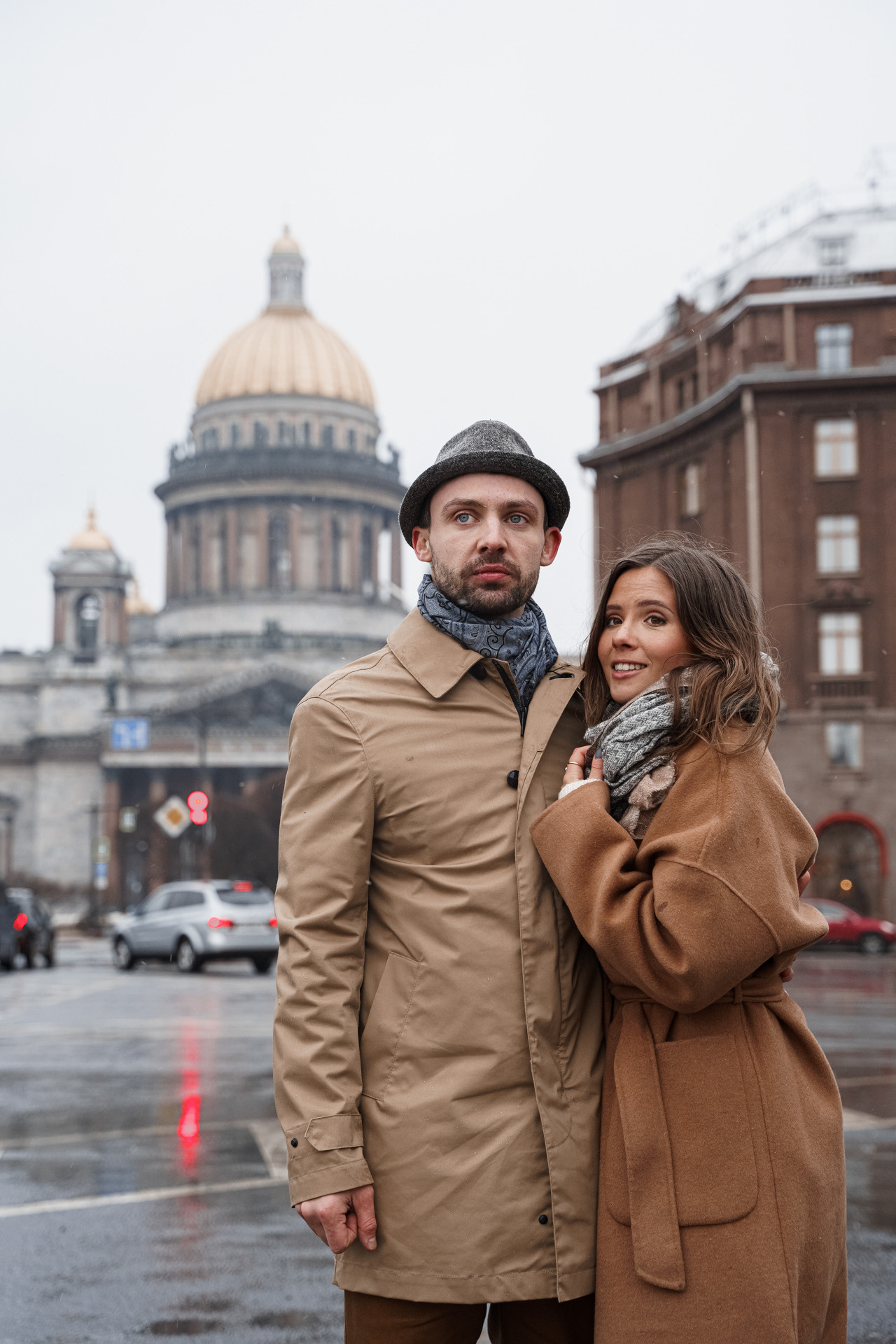 Филипп и Полина. Прогулка под Питерским дождем. Саша Потапкин Фотограф. Сочи, Екатеринбург, Москва