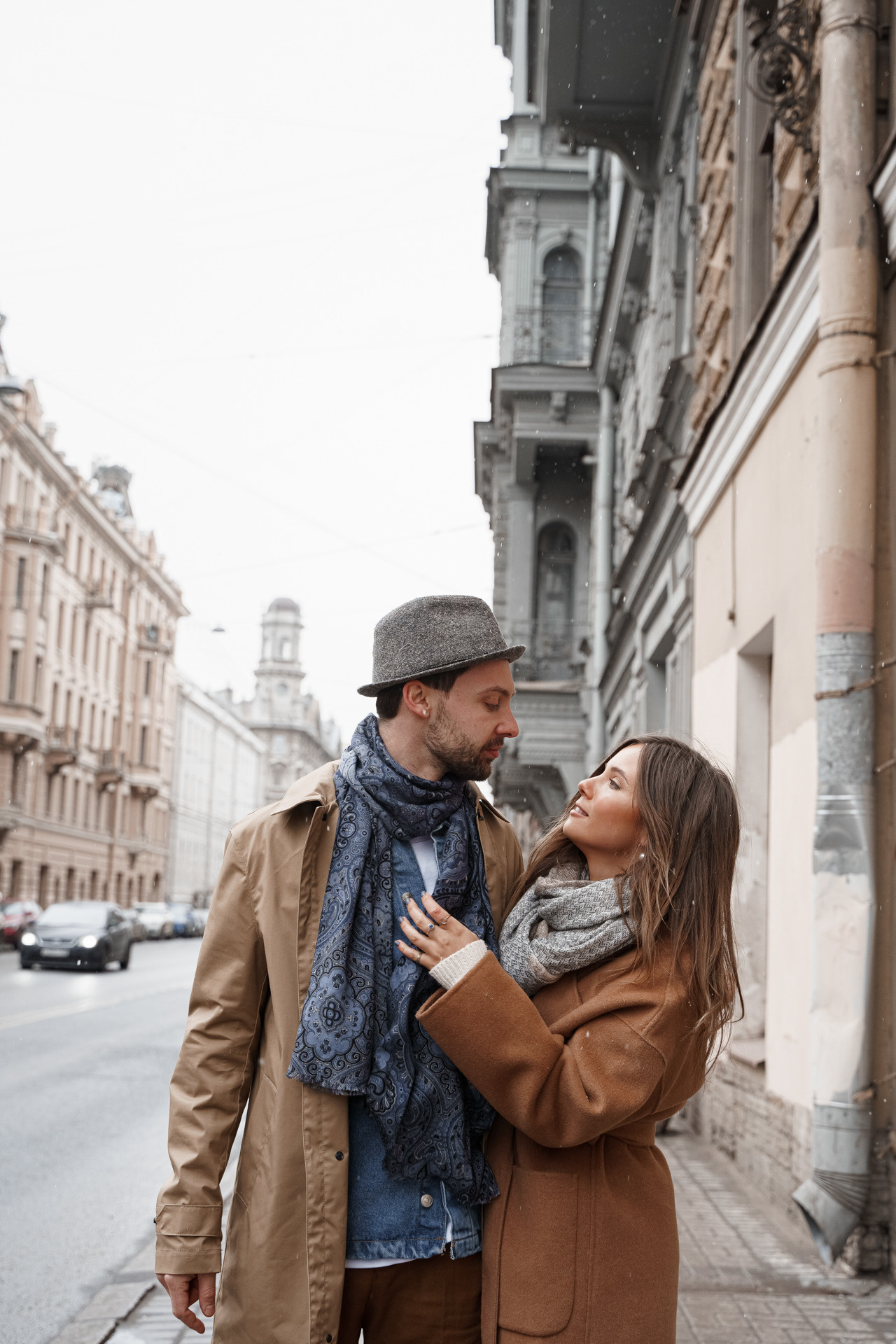Филипп и Полина. Прогулка под Питерским дождем. Саша Потапкин Фотограф. Сочи, Екатеринбург, Москва