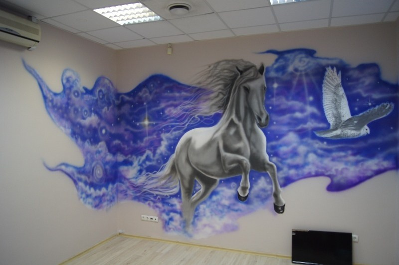 Роспись стен. Яр Панов Арт.Картины, татуировки, роспись стен и одежды в Москве