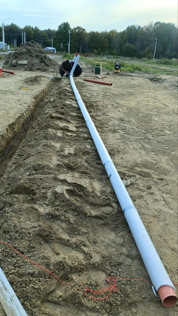 прокладываем коммуникации 