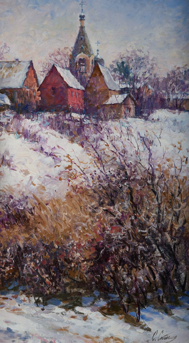 Ромашково. Холст, масло