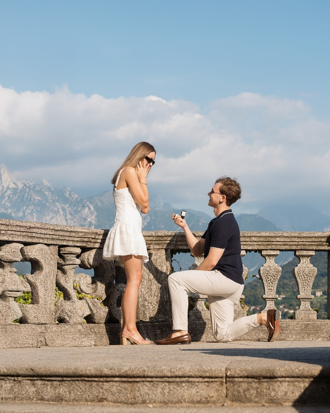 Parco Teresio Olivelli proposal, the moment she said yes