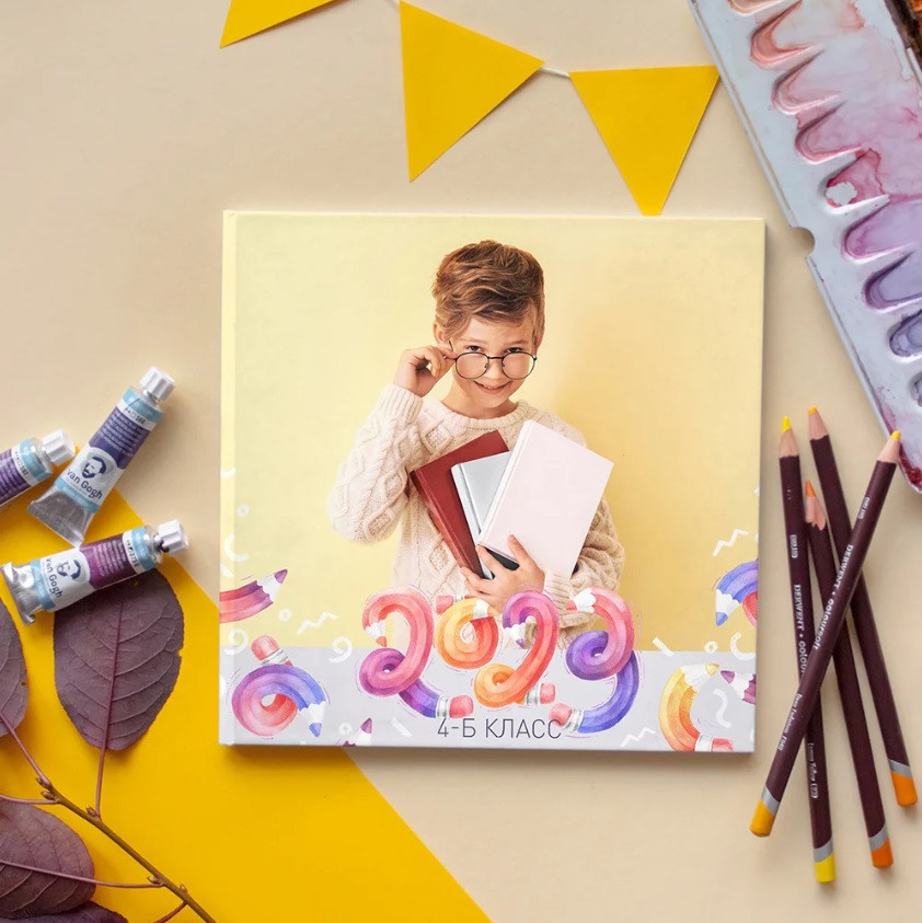 Дизайны выпускных альбом для школьников. Главная