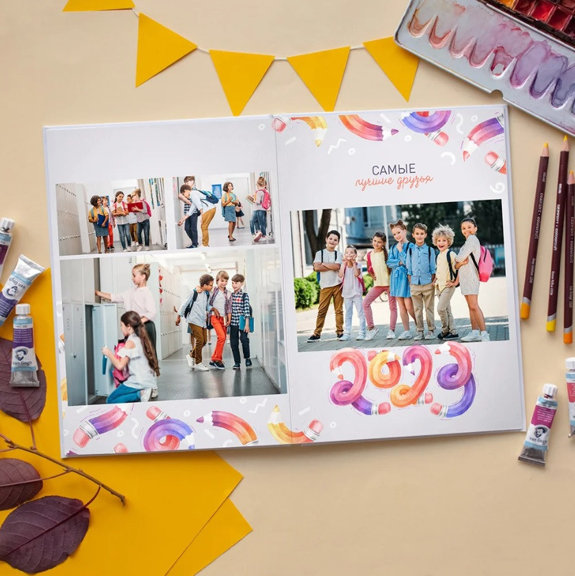 Дизайны выпускных альбом для школьников. Главная