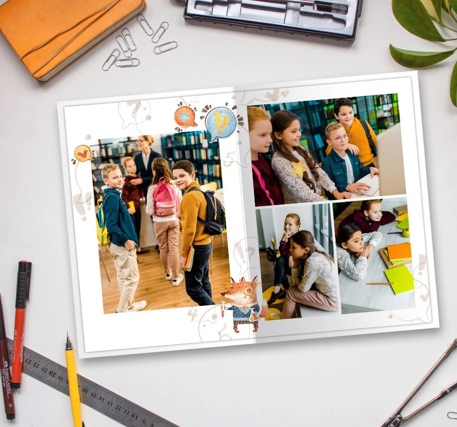 Дизайны выпускных альбом для школьников. Главная