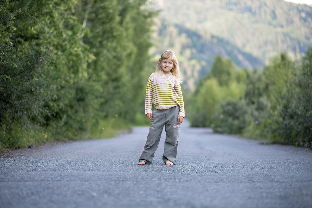 Детская фотосессия на улице. Семейный и детский фотограф в Красноярске Ольга Гаврикова