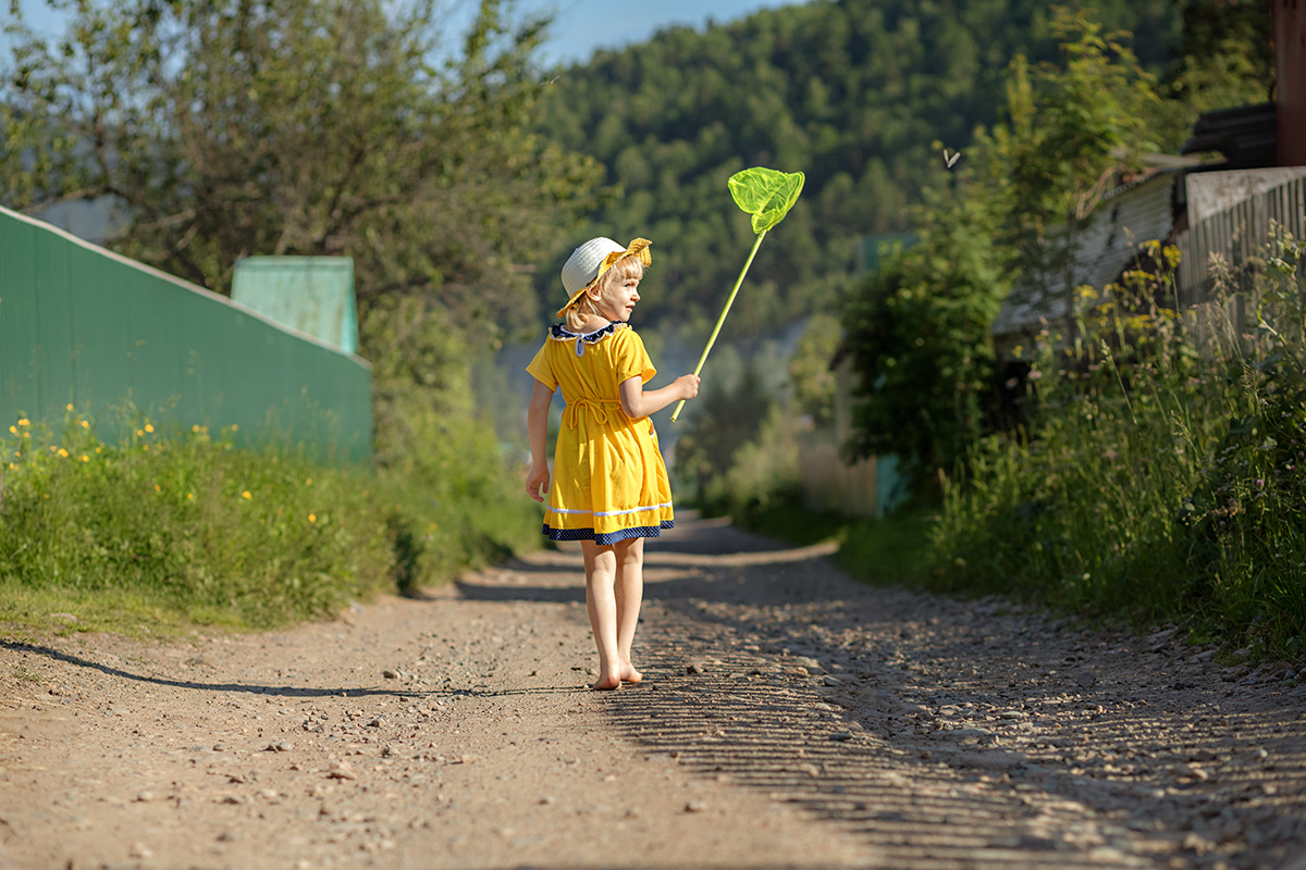 Детская фотосессия на улице. Семейный и детский фотограф в Красноярске Ольга Гаврикова