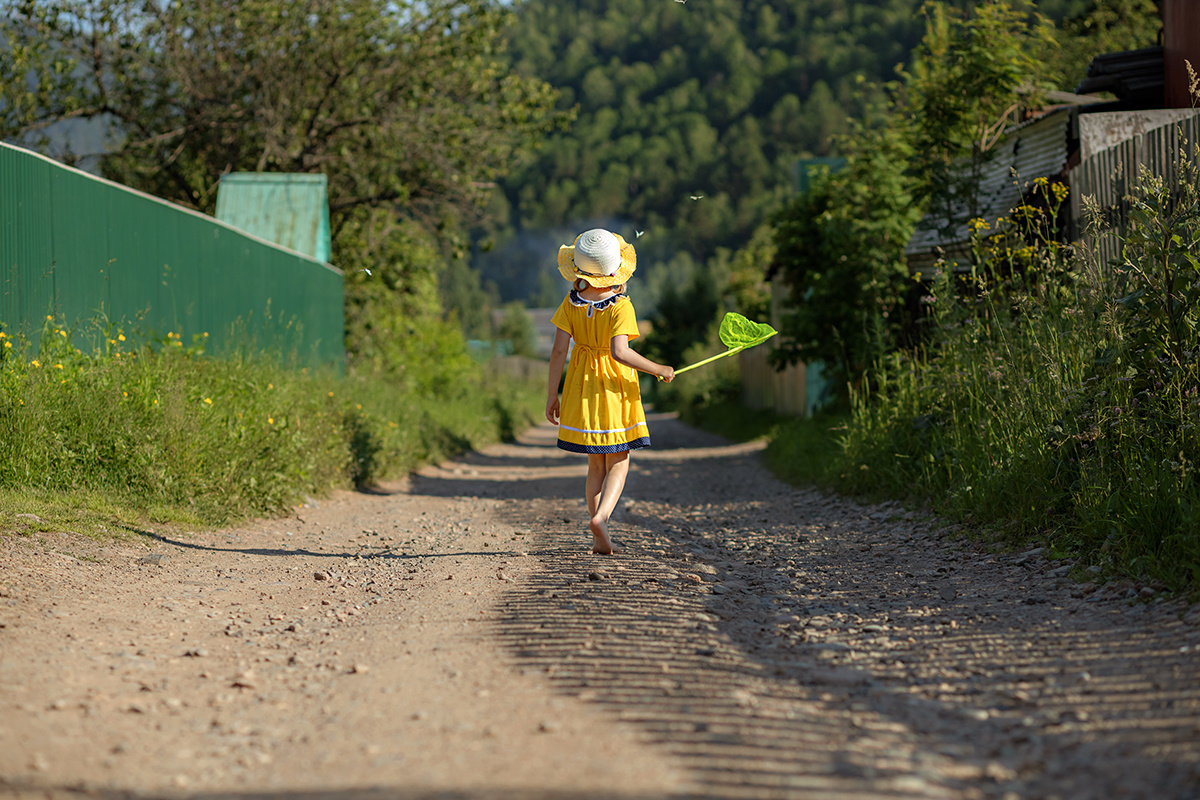 Детская фотосессия на улице. Семейный и детский фотограф в Красноярске Ольга Гаврикова