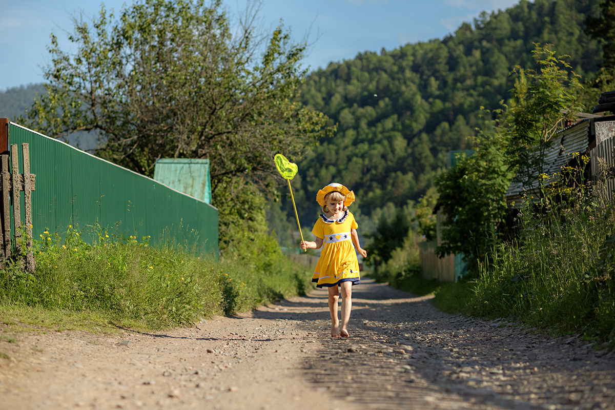 Детская фотосессия на улице. Семейный и детский фотограф в Красноярске Ольга Гаврикова