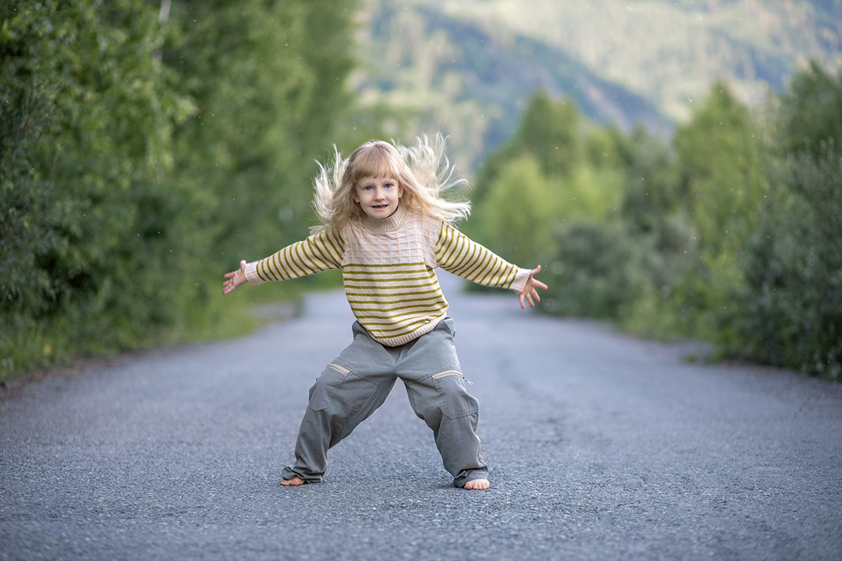 Детская фотосессия на улице. Семейный и детский фотограф в Красноярске Ольга Гаврикова