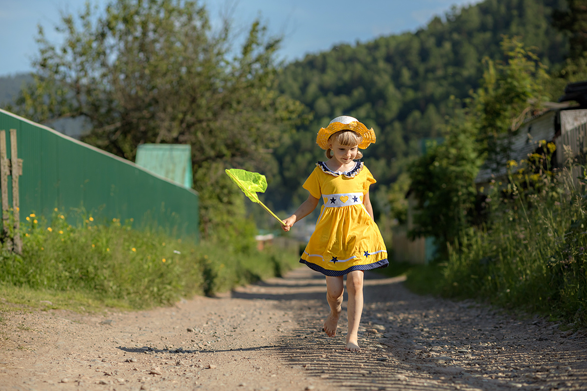 Детская фотосессия на улице. Семейный и детский фотограф в Красноярске Ольга Гаврикова