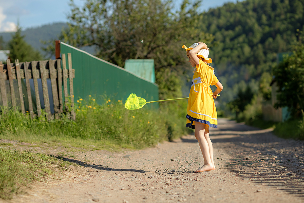 Детская фотосессия на улице. Семейный и детский фотограф в Красноярске Ольга Гаврикова
