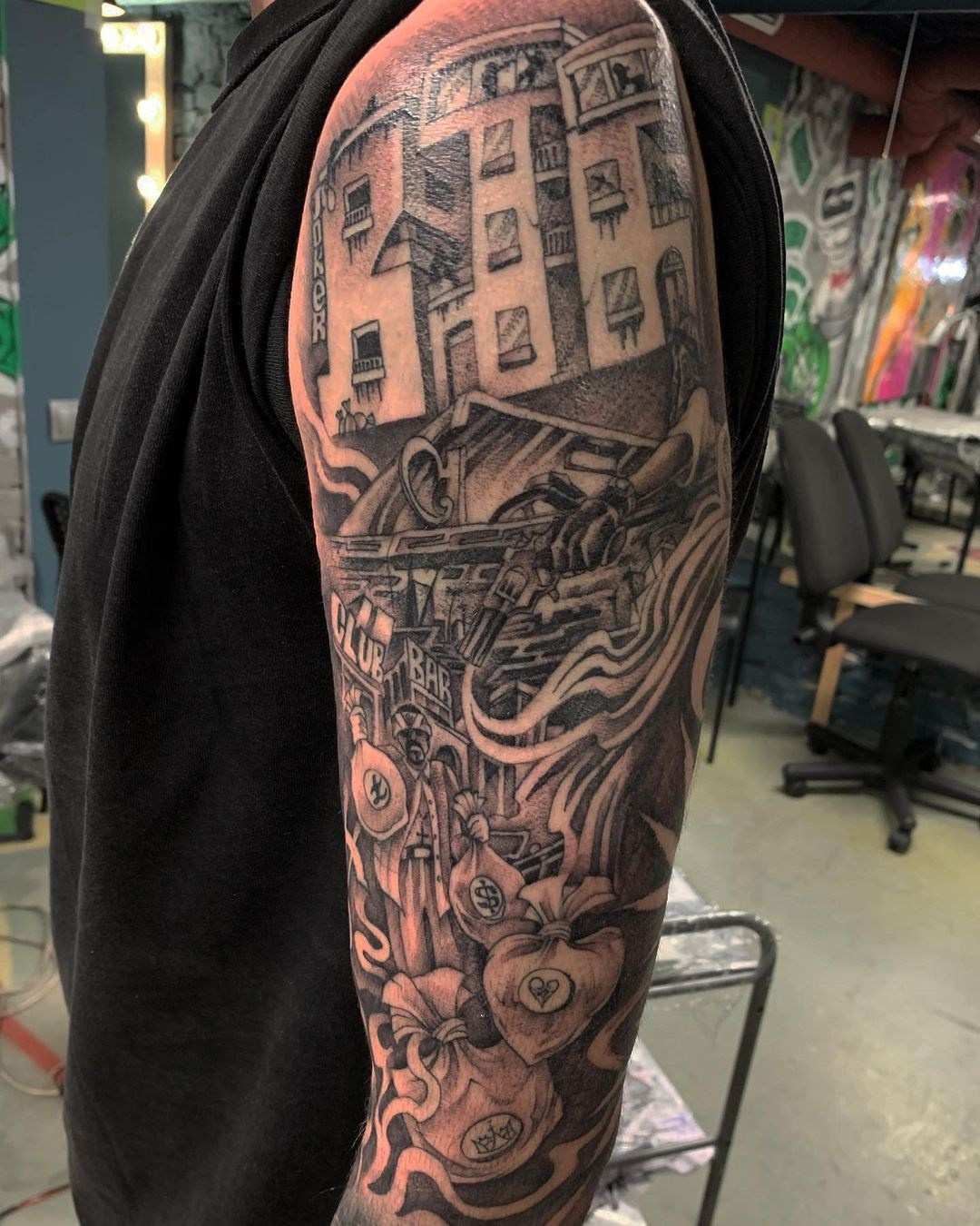 Тату в стиле Чикано в Краснодаре — «Terminator». Тату-салон в Краснодаре — «Terminator»