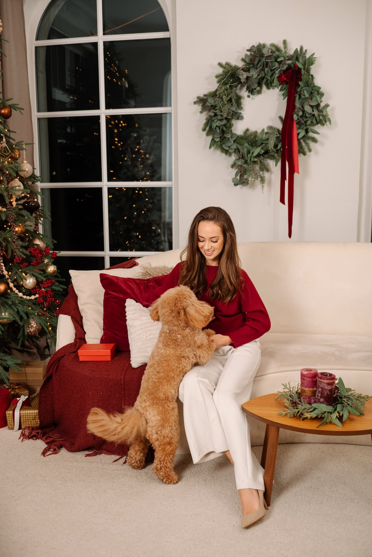 Индивидуальная. Анастасия с собачкой. Свадебный и сеейный фотограф в Санкт-Петербурге Елена Худякова