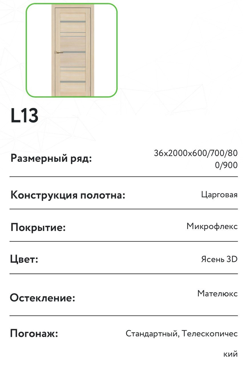 Коллекция LiteDoors_L 13. Портфолио