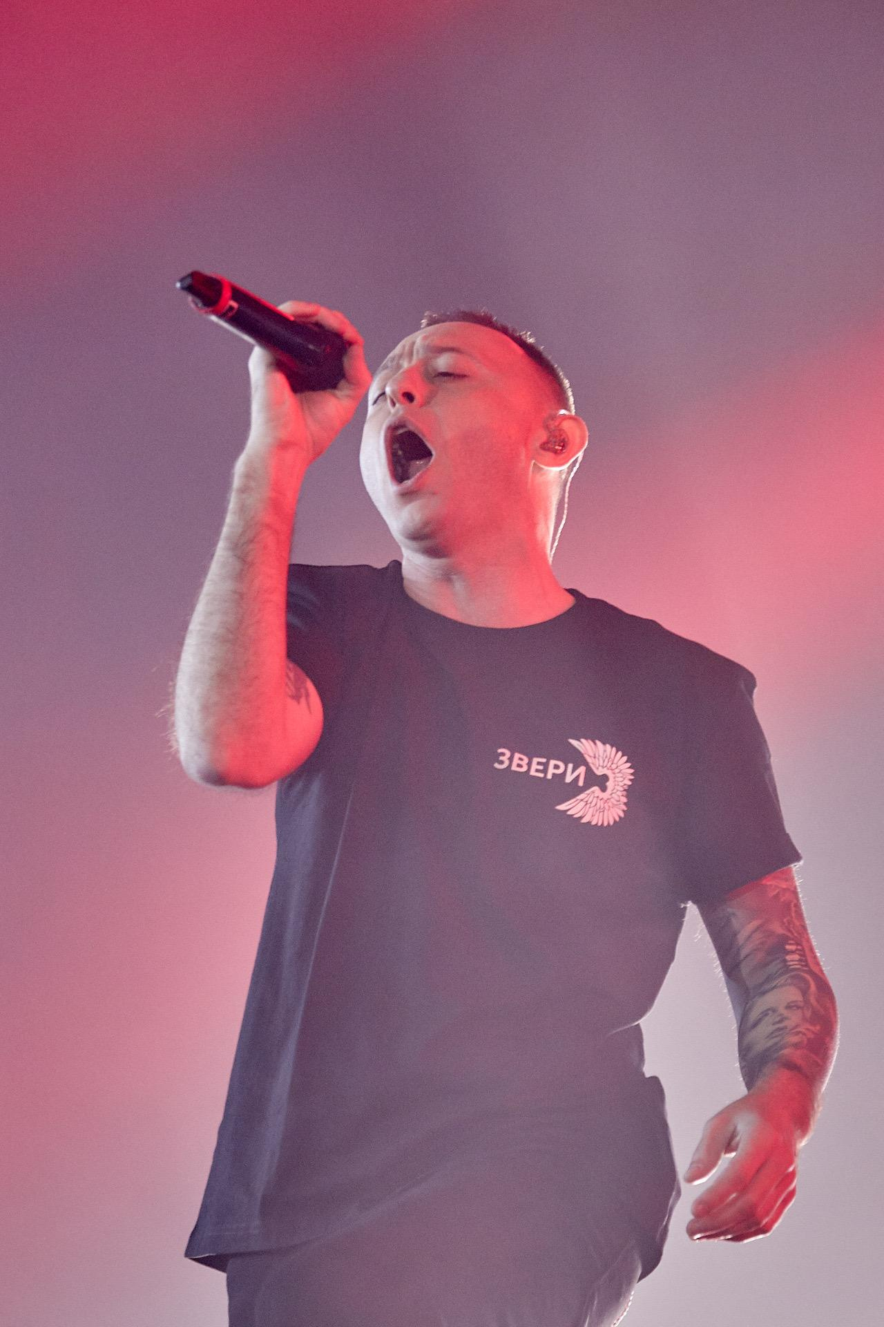 Концерт «Звери» в юбилейном. Фотограф Валерий Сабрам